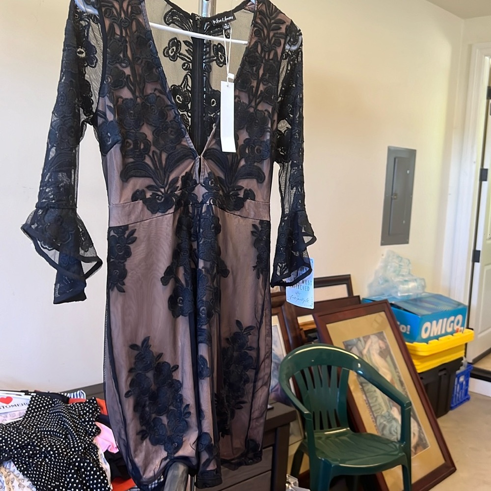 NWT! Gorgeous For Love And Lemons lace illusion dress. Size small.